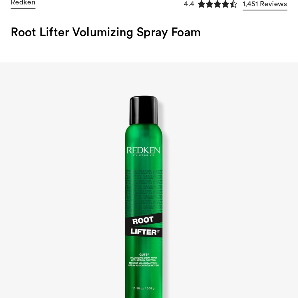 Redken Root Lifter Volumizing Spray Foam